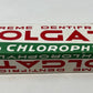 1950's Box COLGATE Chlorophyll Vintage toothpaste