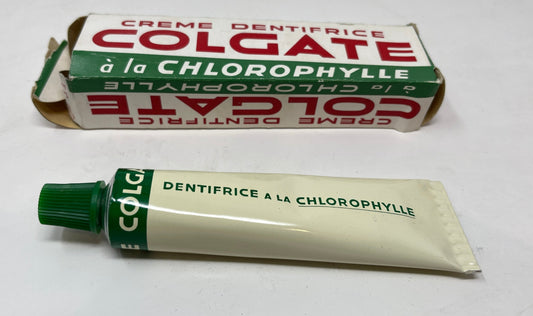 1950's COLGATE Chlorophyll Vintage toothpaste