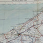 Original WW1 Map Belgium Ostend Scale 1/1000.000 in good condition and available for immediate dispatch