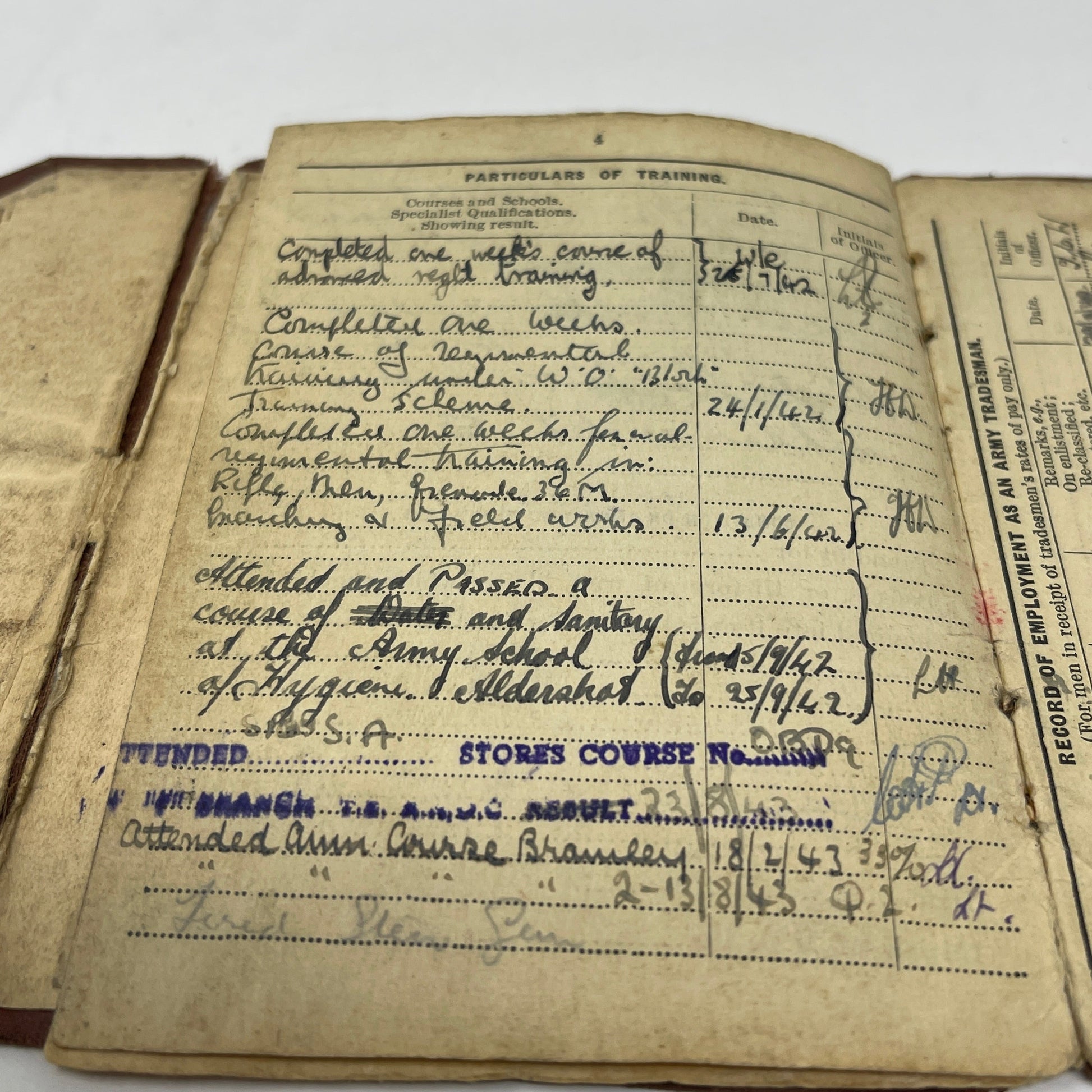 WW2 Soldiers Service Pay Book Fast & Secure UK Shipping | TJ's Militaria
