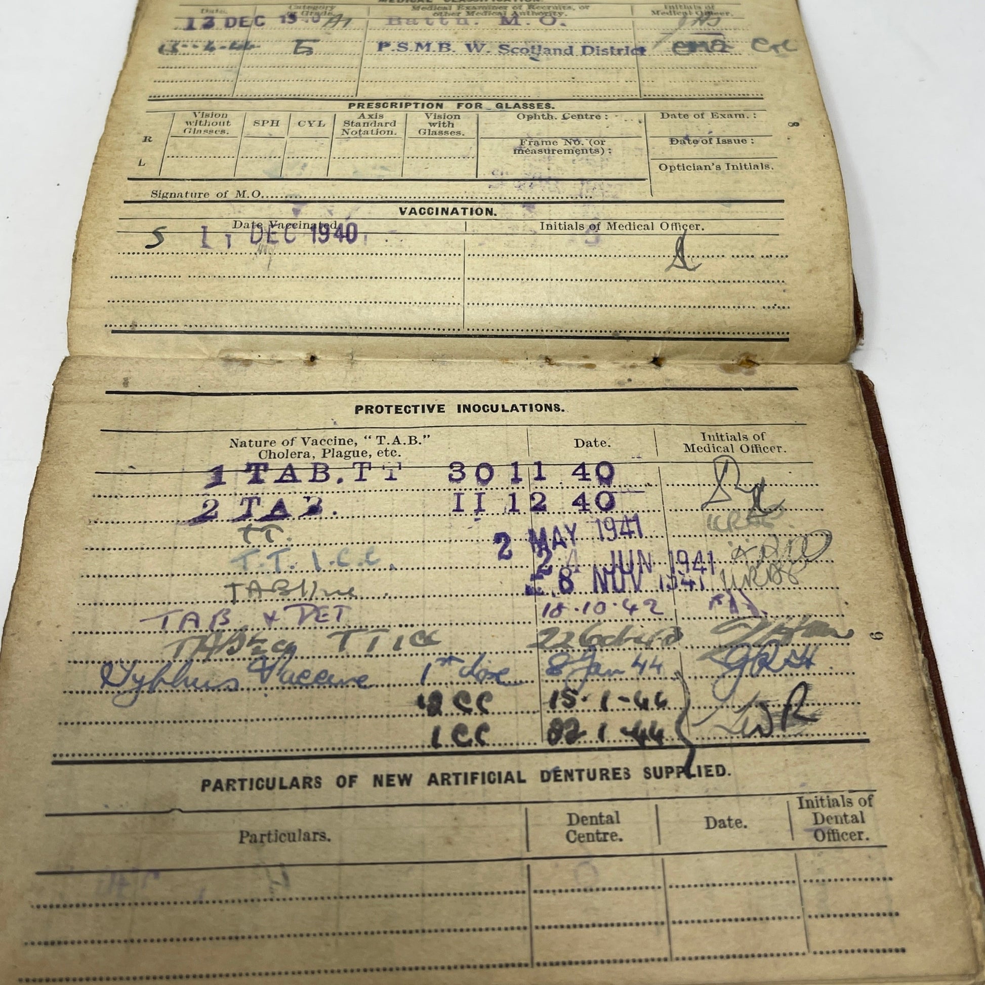 WW2 Soldiers Service Pay Book Fast & Secure UK Shipping | TJ's Militaria
