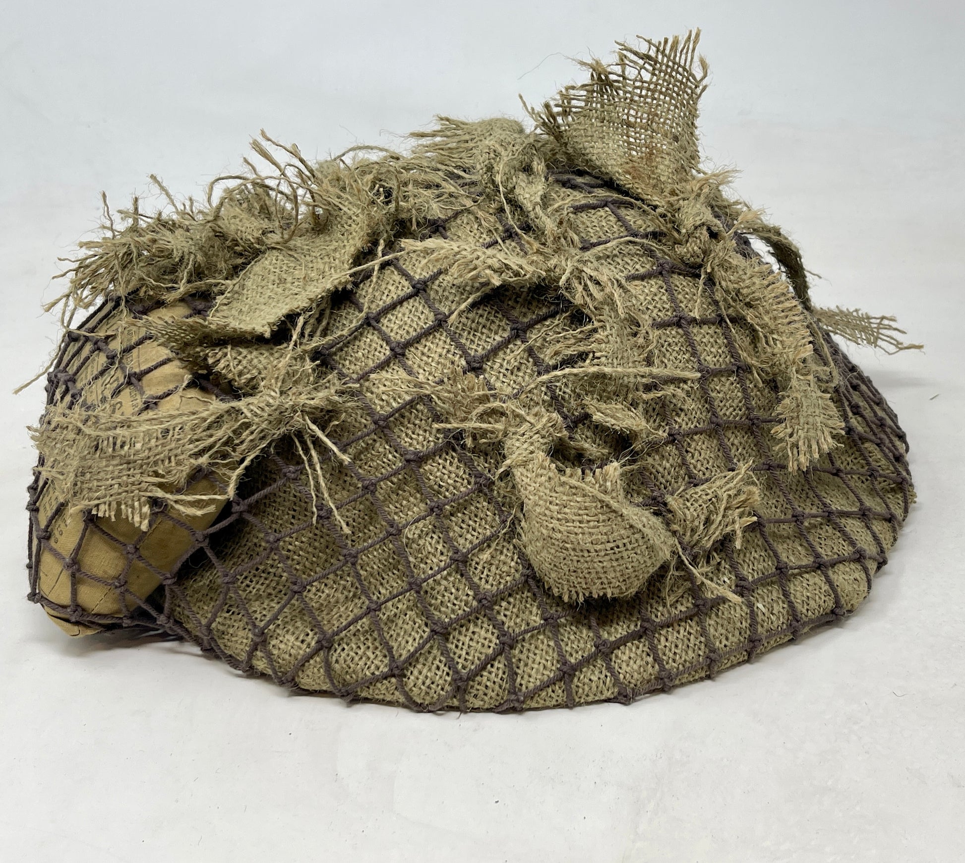 British Army WW2 Helmet with Net,