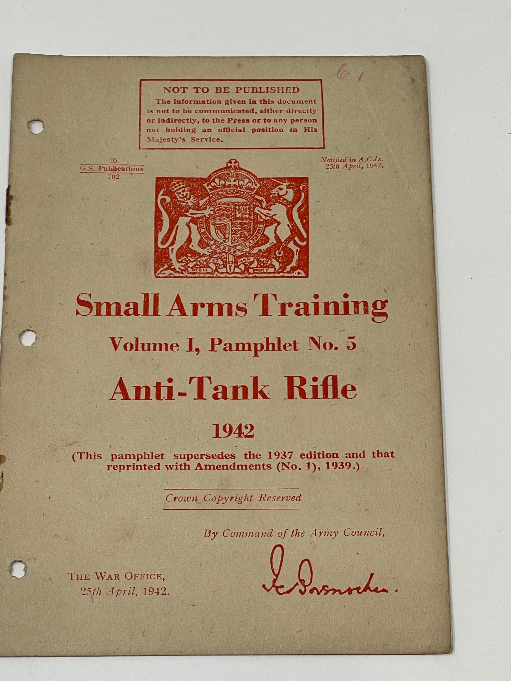 Anti-Tank Rifle Grenade 1944 Fast & Secure UK Shipping | TJ's Militaria