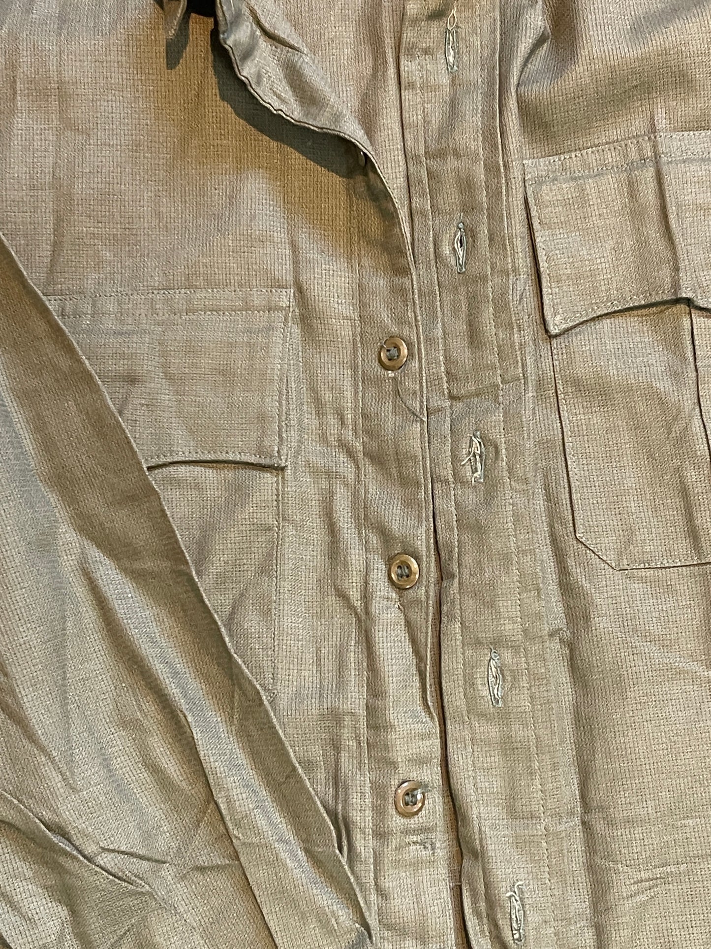 1966 Dated British Army Jungle Green Shirt front image