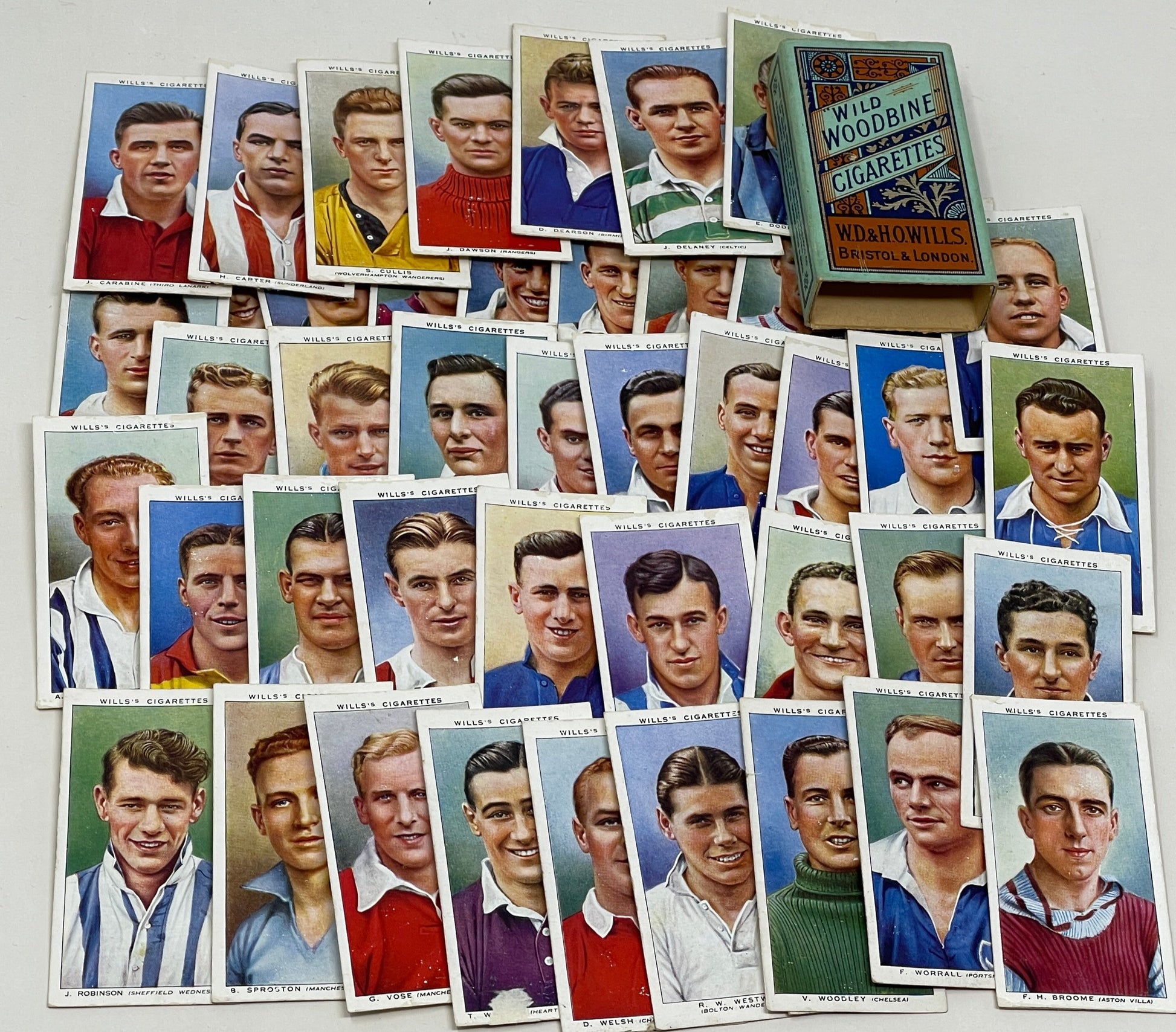 cigarette football cards Cigarette Cards of Football Players cigarette football cards Cigarette Cards of Football Players