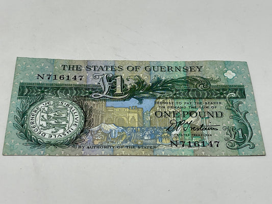 The States of Jersey One Pound Note