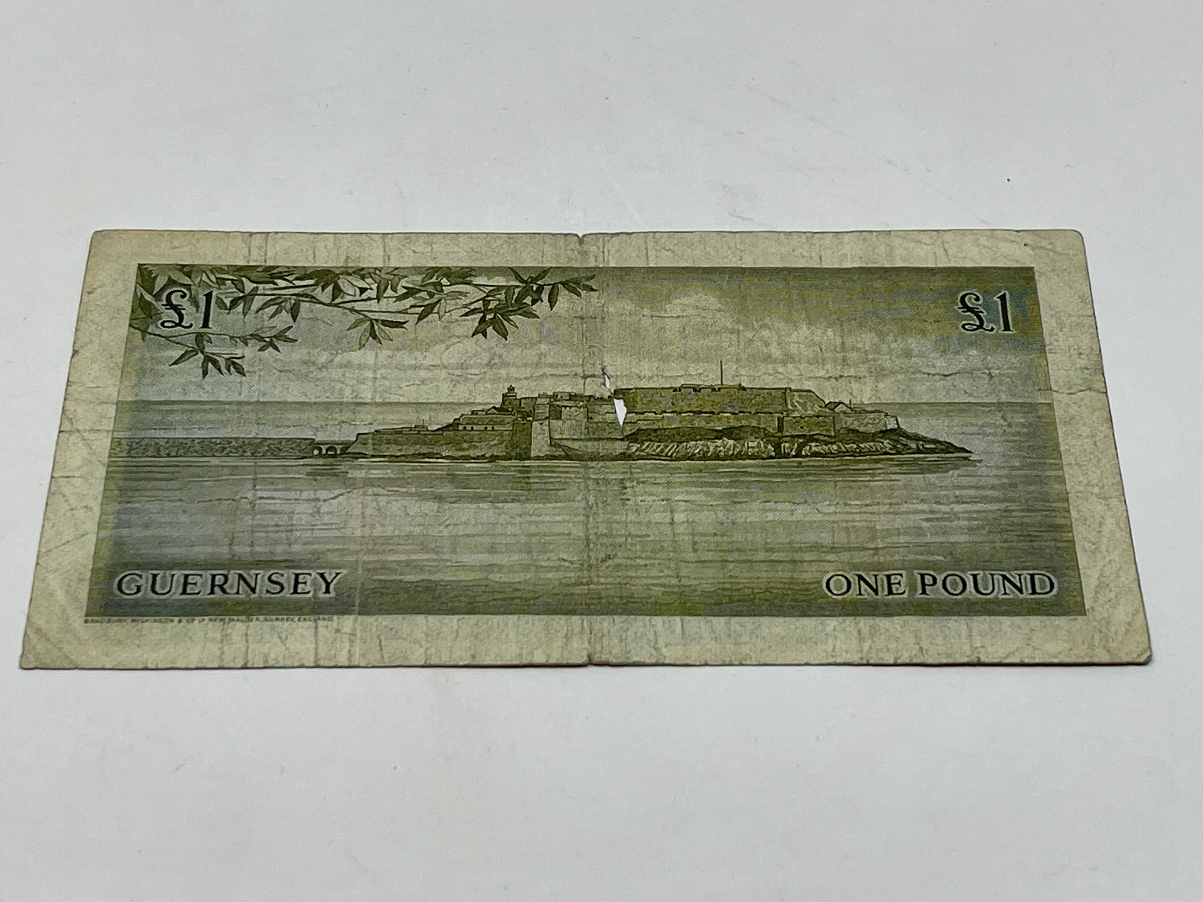 The States Of Jersey One Pound Note Serial 1969 the-states-of-jersey-one-pound-note-serial-1969