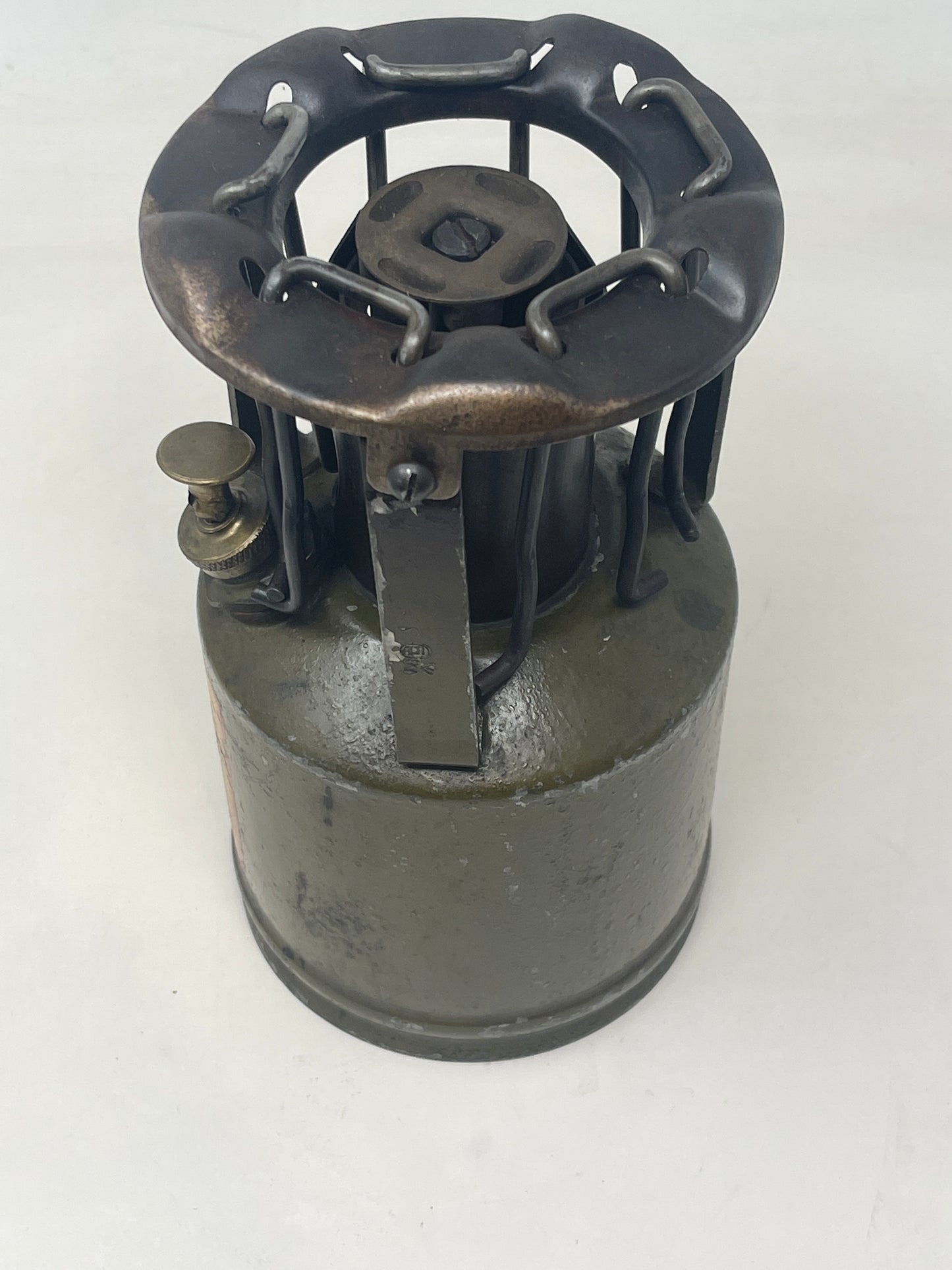 An original WW2 "Hurlock " field cooker legs and pan arms folded
