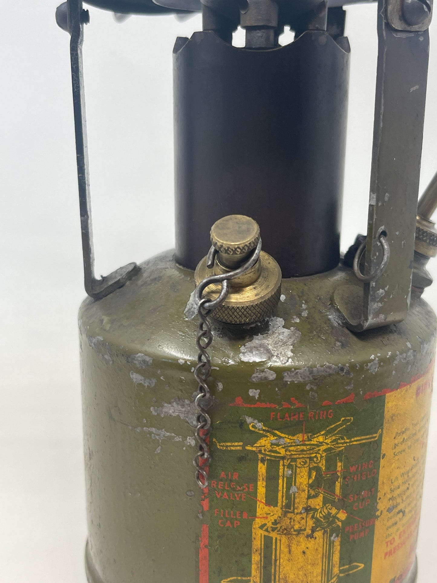 view of to of An original WW2 "Hurlock " field cooker jet nozzle