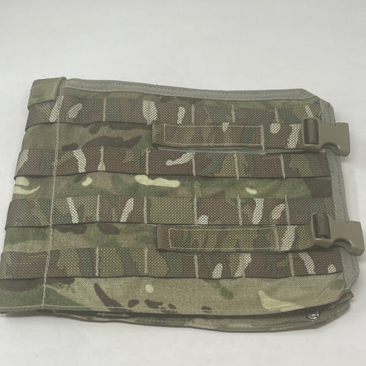 The British Army Osprey Mk1V Cover Body Armour Cummerband Left is a component of the Osprey body armor system used by the British Armed Forces. The cummerband is designed to be attached to the side of the Osprey body armor vest and is used to provide additional support and comfort.