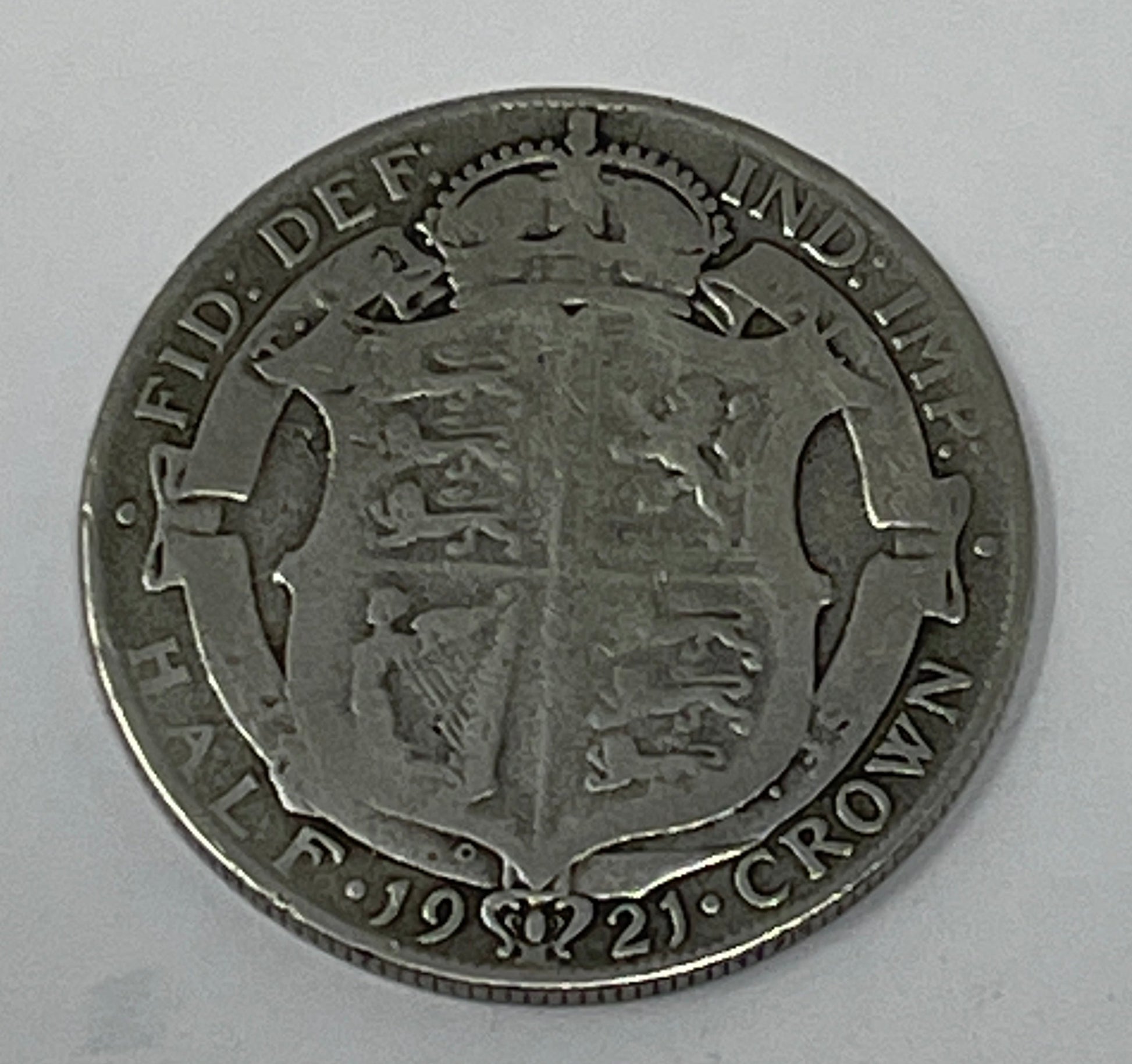 A lovely mint condition 1921 Half Crown 