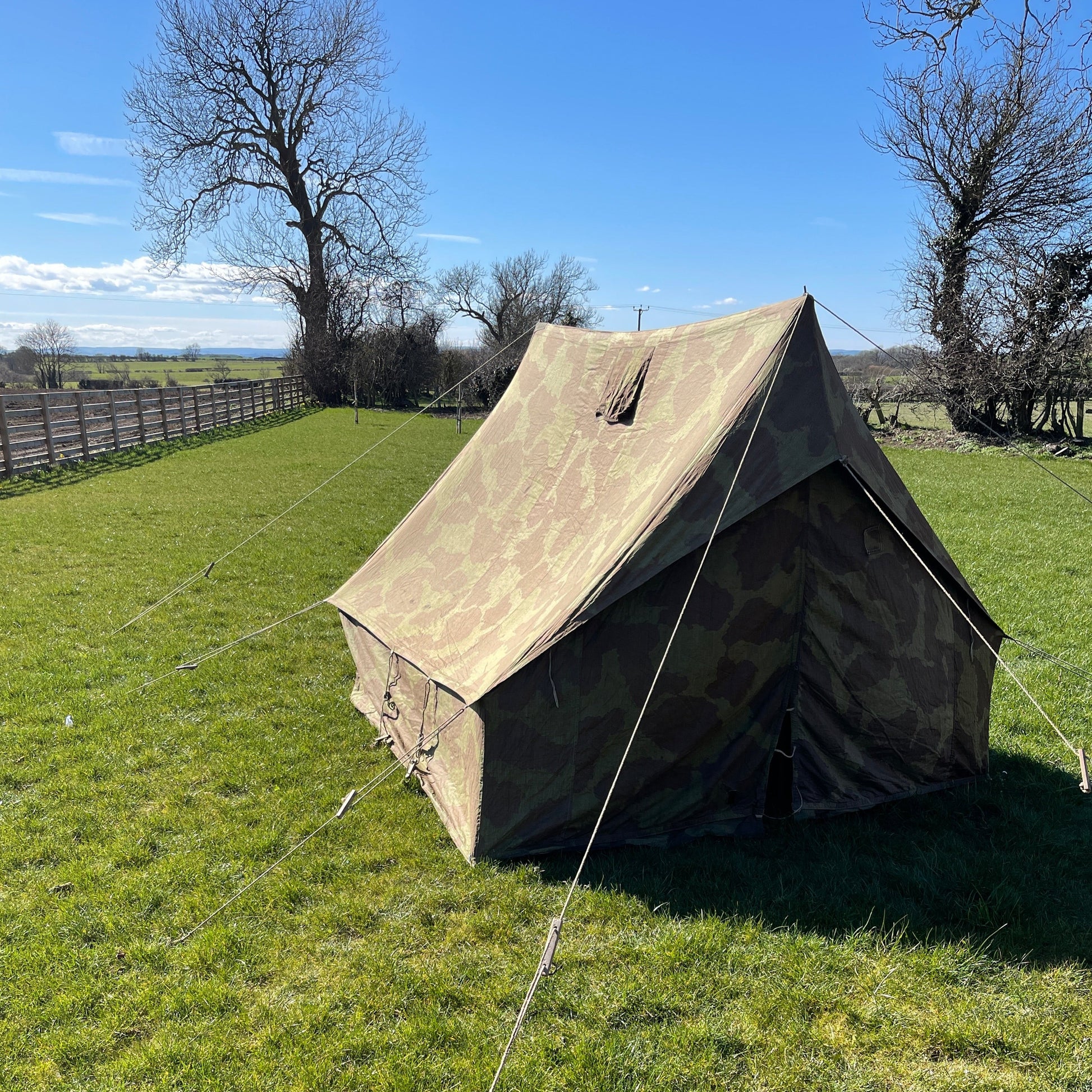 British Airborne Camouflage Tent Light Cat NO AD 8610