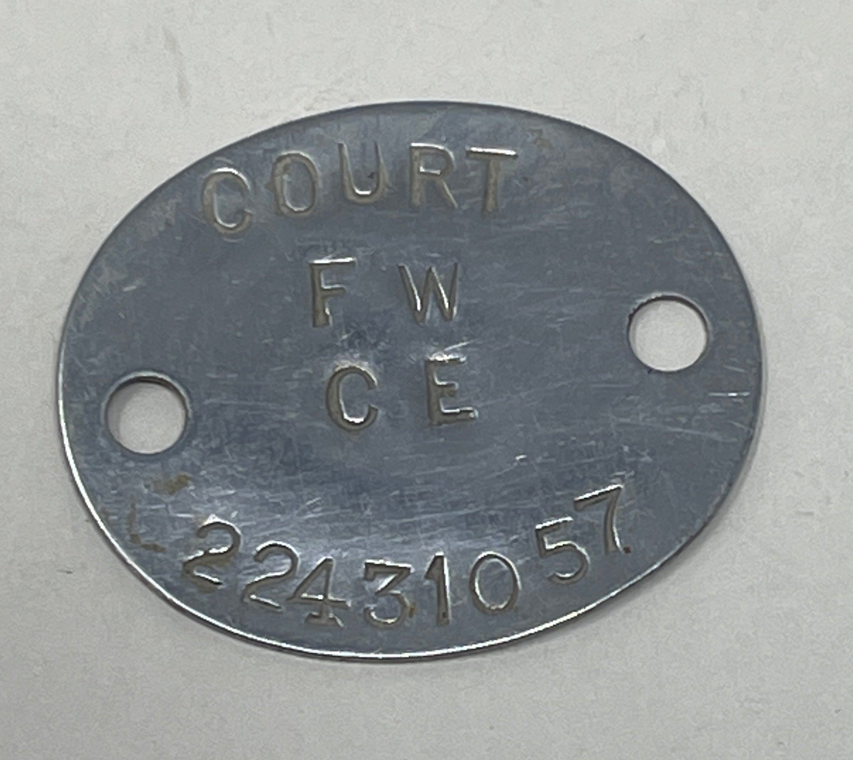 British Army 1950 s ID Discs Dog Tags