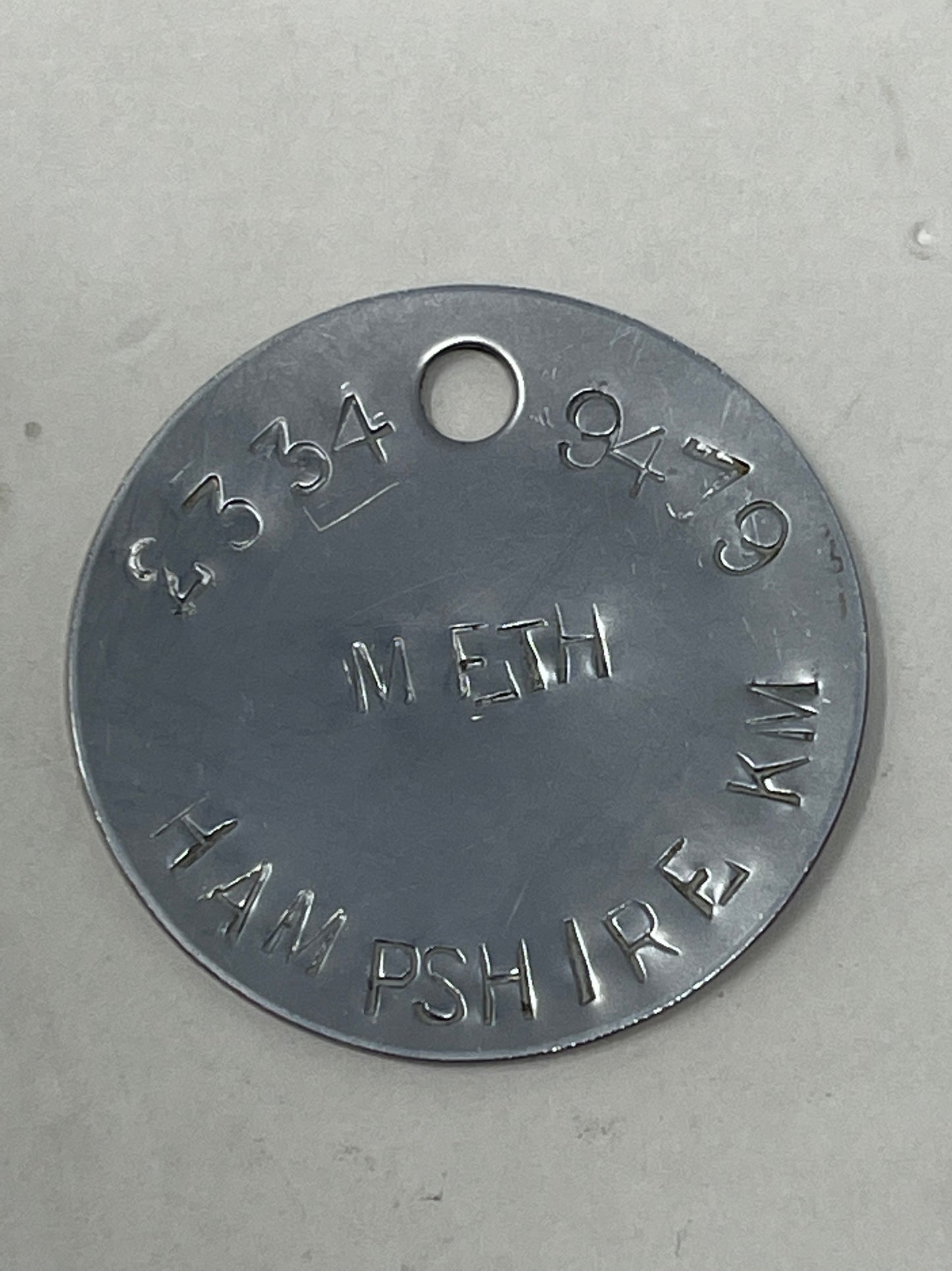 British Army 1950's ID Discs ( Dog Tags )