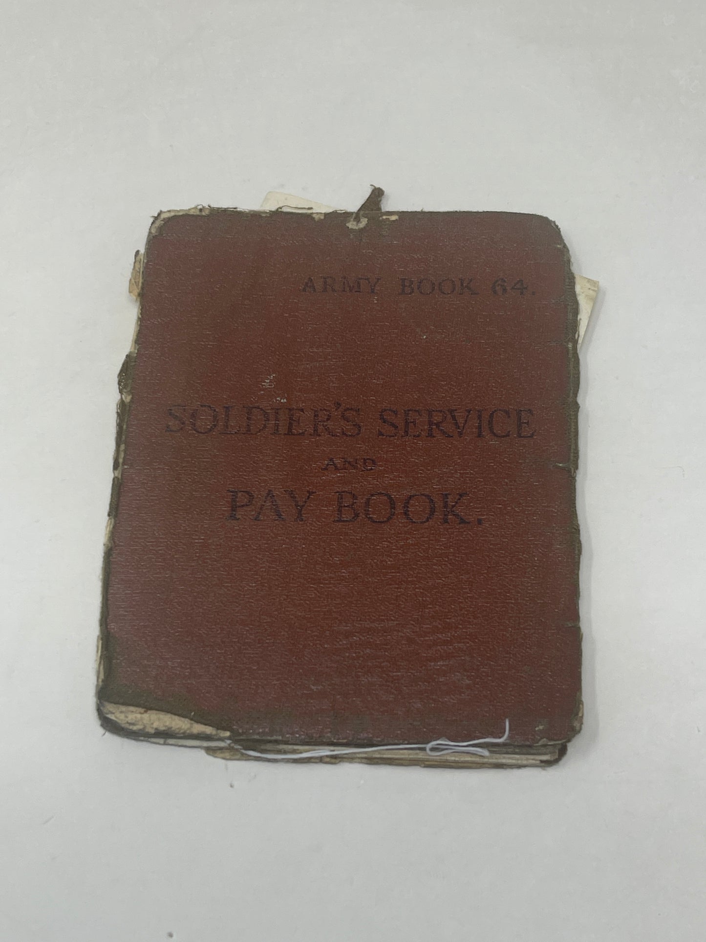 WW2 Military Service Book & Papers relating to A Bradbury