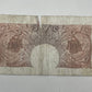1961 - 1963 Bank of England L K O'Brien Red 10 Shilling Banknote