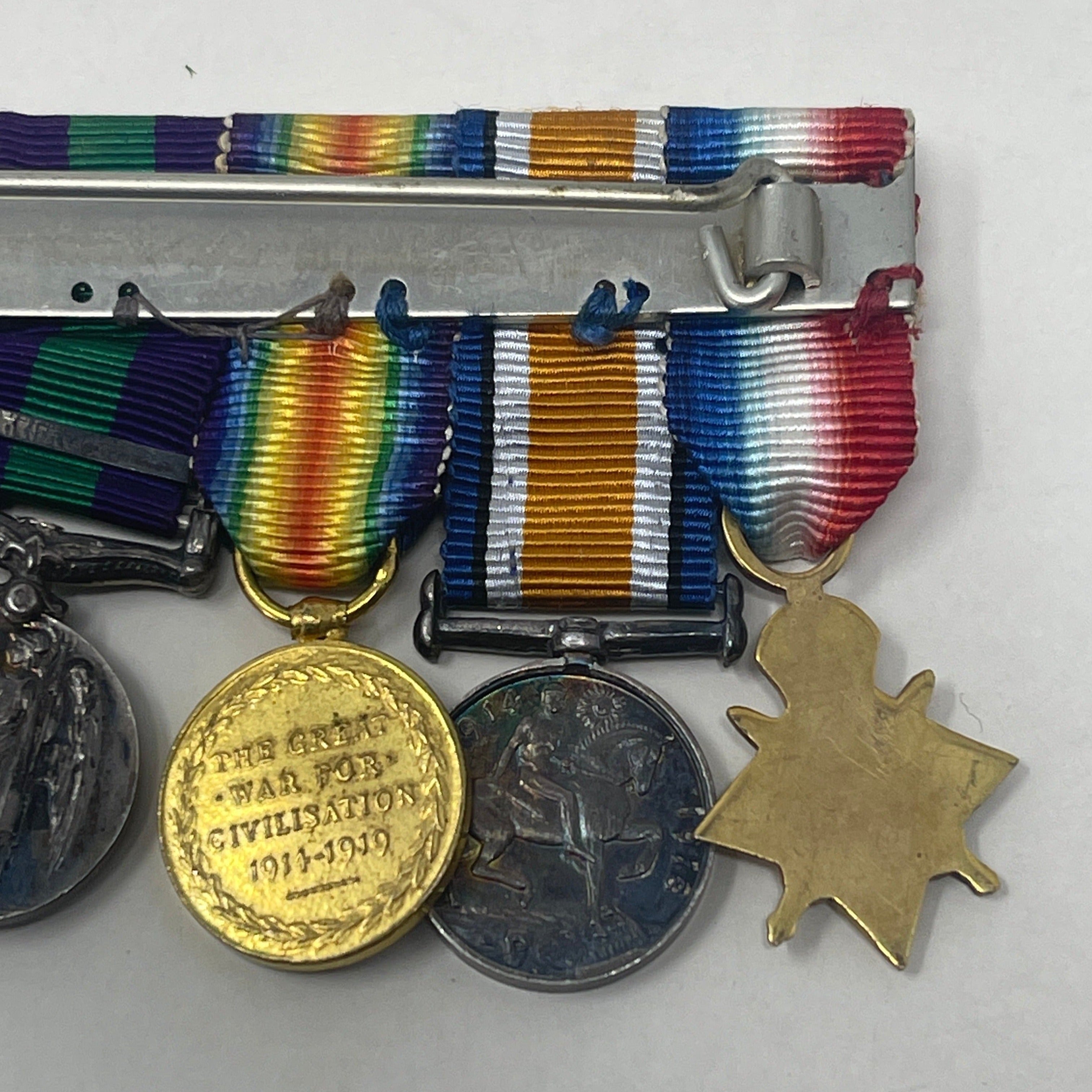 An interesting group of World War 1 2024 miniature Imperial military medals.