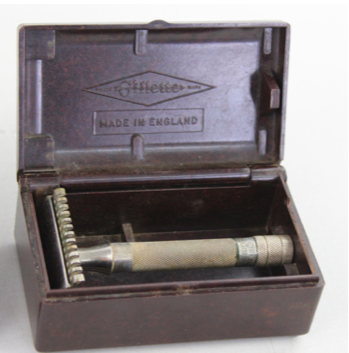1922 Gillette safety razor with case